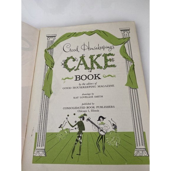1958 Good Housekeeping Cake Book Decorating Ideas Excellent Condition Vintage - Picture 10 of 16